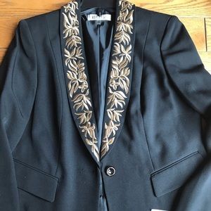 Woman’s Black blazer with gold embroidery